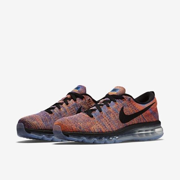 New NIKE FLYKNIT MAX Mens 8.5 US or Womens 10 concord crimson